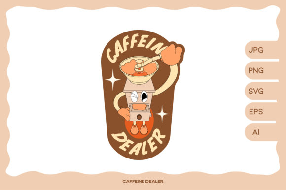 Coffee Retro Sublimations and Stickers