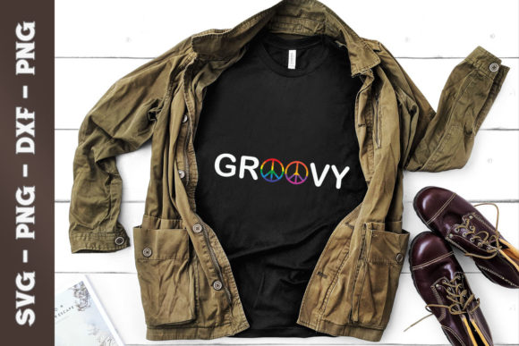 Groovy Hippie 60s 70s Peace Sign