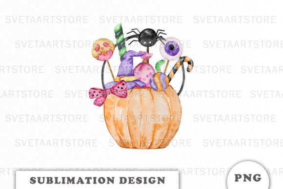 Halloween Candy Bucket PNG
