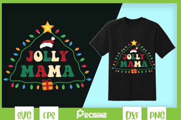 Jolly Mama Christmas Retro