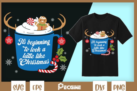 Look a Latte Like Christmas Cocoa