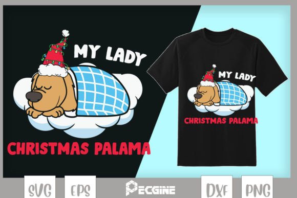 My Lazy Christmas Pajama Lazy Dog
