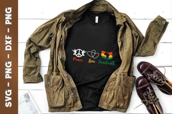 Peace Love Juneteenth Black Pride